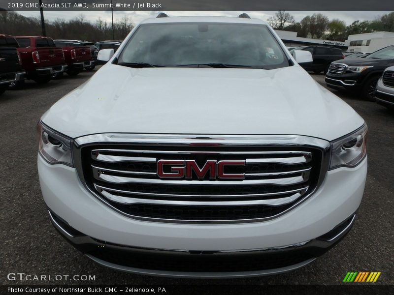 Summit White / Jet Black 2019 GMC Acadia SLT AWD
