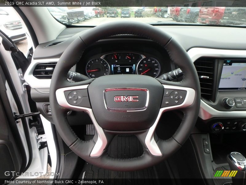 Summit White / Jet Black 2019 GMC Acadia SLT AWD