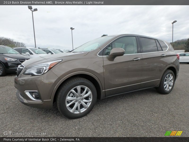 Bronze Alloy Metallic / Light Neutral 2019 Buick Envision Preferred AWD