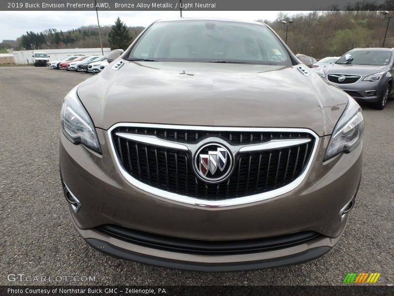 Bronze Alloy Metallic / Light Neutral 2019 Buick Envision Preferred AWD