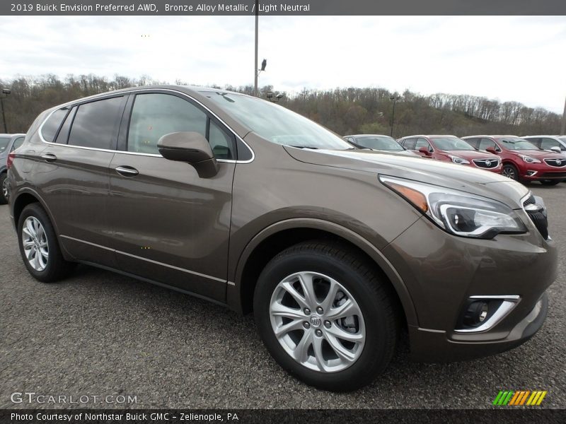 Bronze Alloy Metallic / Light Neutral 2019 Buick Envision Preferred AWD