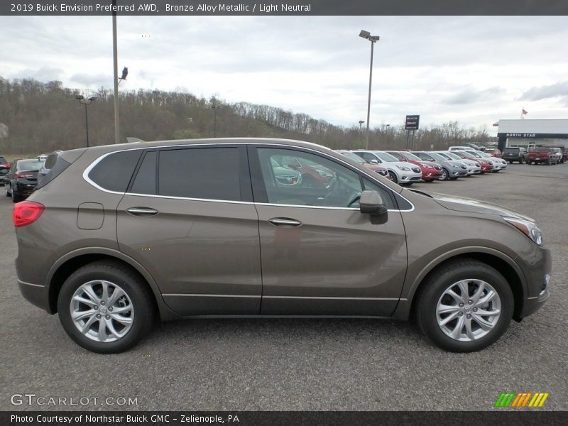 Bronze Alloy Metallic / Light Neutral 2019 Buick Envision Preferred AWD