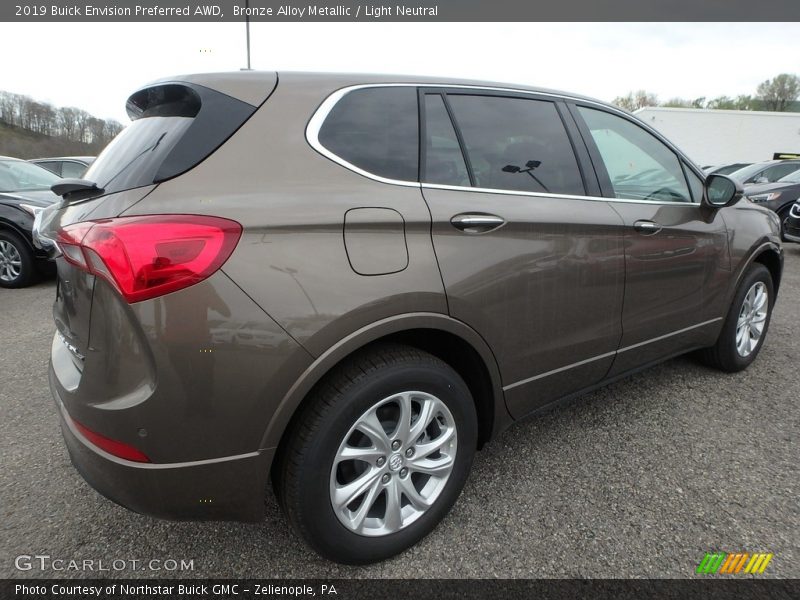 Bronze Alloy Metallic / Light Neutral 2019 Buick Envision Preferred AWD