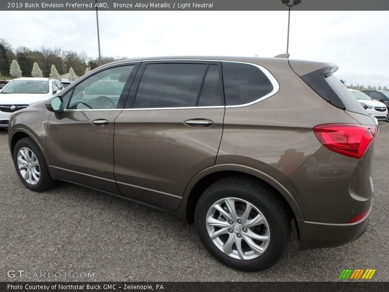 Bronze Alloy Metallic / Light Neutral 2019 Buick Envision Preferred AWD
