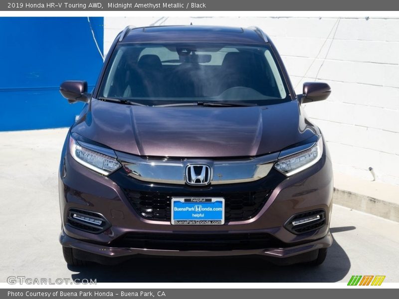 Midnight Amethyst Metallic / Black 2019 Honda HR-V Touring AWD