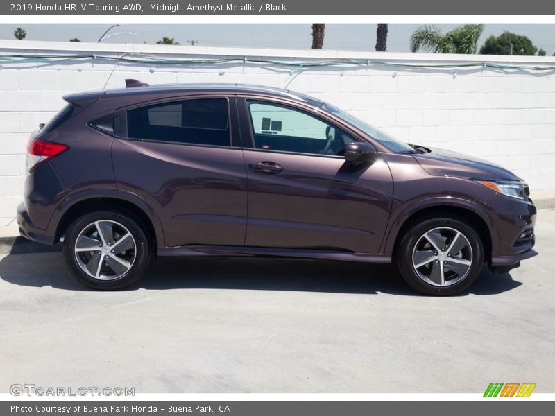 Midnight Amethyst Metallic / Black 2019 Honda HR-V Touring AWD