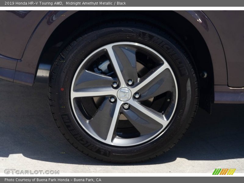 Midnight Amethyst Metallic / Black 2019 Honda HR-V Touring AWD