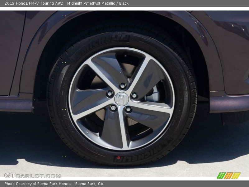 Midnight Amethyst Metallic / Black 2019 Honda HR-V Touring AWD
