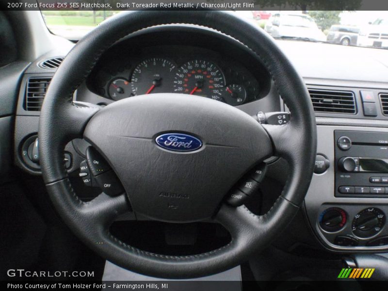 Dark Toreador Red Metallic / Charcoal/Light Flint 2007 Ford Focus ZX5 SES Hatchback