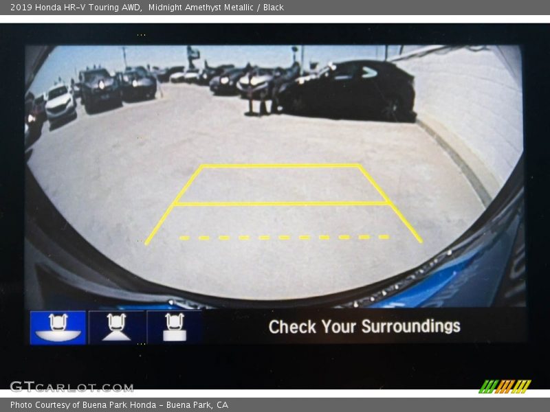 Midnight Amethyst Metallic / Black 2019 Honda HR-V Touring AWD