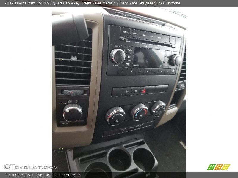 Bright Silver Metallic / Dark Slate Gray/Medium Graystone 2012 Dodge Ram 1500 ST Quad Cab 4x4