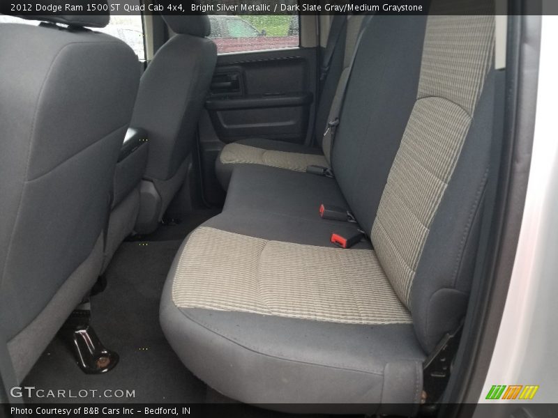 Bright Silver Metallic / Dark Slate Gray/Medium Graystone 2012 Dodge Ram 1500 ST Quad Cab 4x4