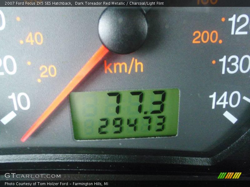 Dark Toreador Red Metallic / Charcoal/Light Flint 2007 Ford Focus ZX5 SES Hatchback