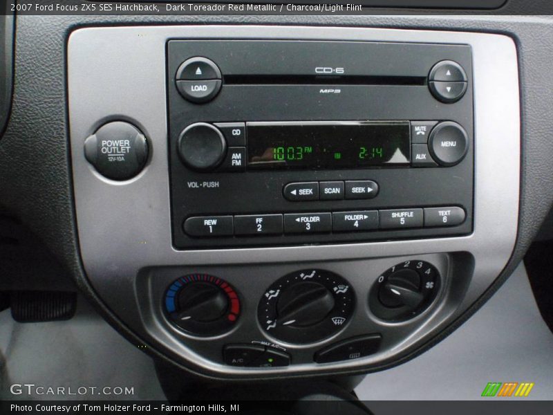 Dark Toreador Red Metallic / Charcoal/Light Flint 2007 Ford Focus ZX5 SES Hatchback