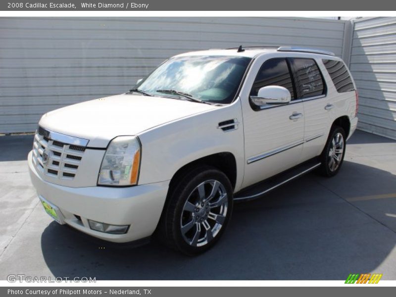 White Diamond / Ebony 2008 Cadillac Escalade