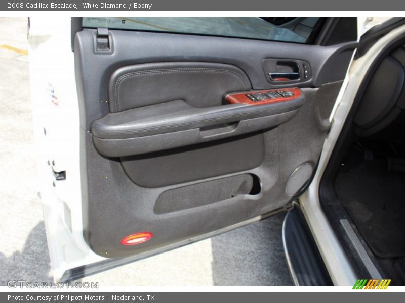 White Diamond / Ebony 2008 Cadillac Escalade