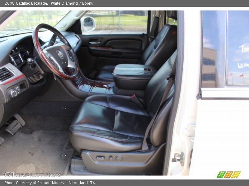 White Diamond / Ebony 2008 Cadillac Escalade