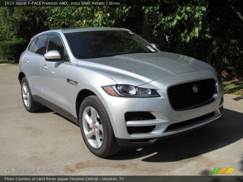 Indus Silver Metallic / Ebony 2019 Jaguar F-PACE Premium AWD