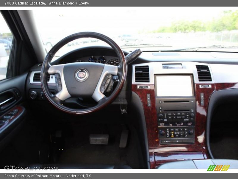 White Diamond / Ebony 2008 Cadillac Escalade