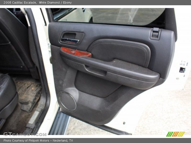 White Diamond / Ebony 2008 Cadillac Escalade
