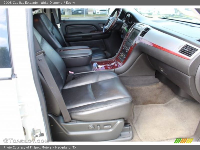 White Diamond / Ebony 2008 Cadillac Escalade