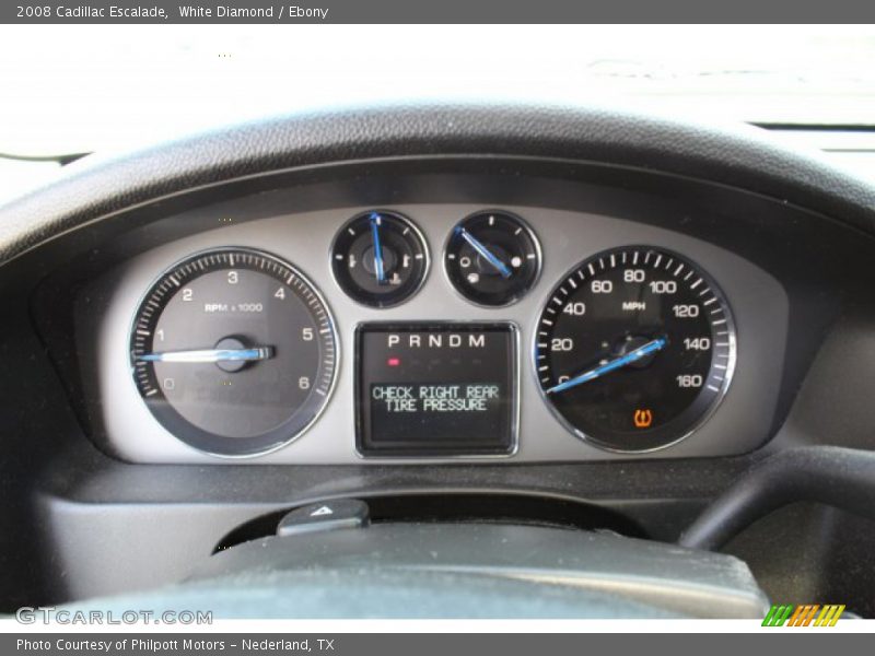 White Diamond / Ebony 2008 Cadillac Escalade