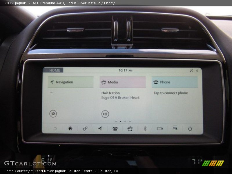 Indus Silver Metallic / Ebony 2019 Jaguar F-PACE Premium AWD