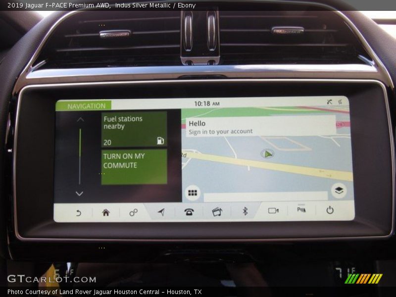 Indus Silver Metallic / Ebony 2019 Jaguar F-PACE Premium AWD