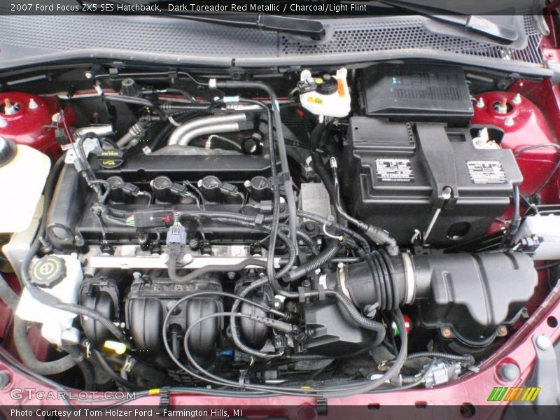 Dark Toreador Red Metallic / Charcoal/Light Flint 2007 Ford Focus ZX5 SES Hatchback