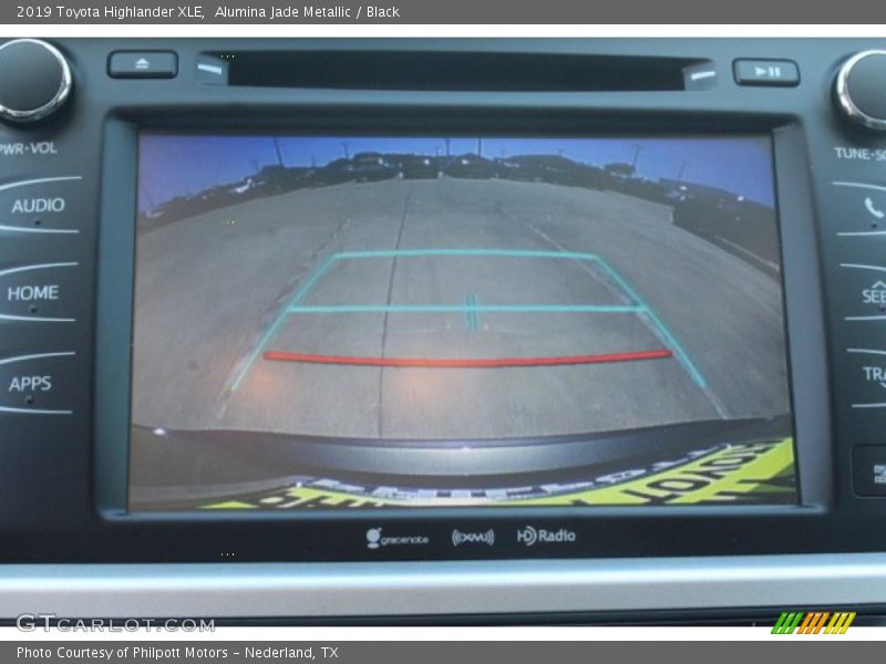 Alumina Jade Metallic / Black 2019 Toyota Highlander XLE