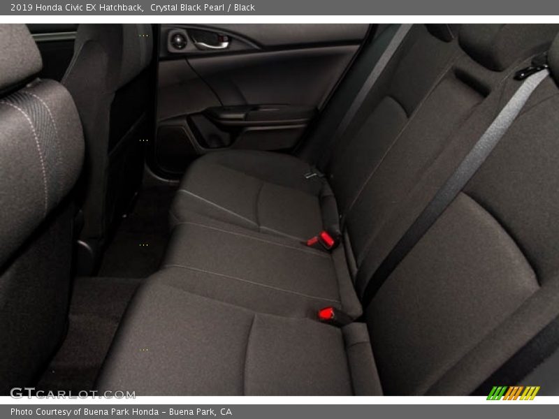 Crystal Black Pearl / Black 2019 Honda Civic EX Hatchback