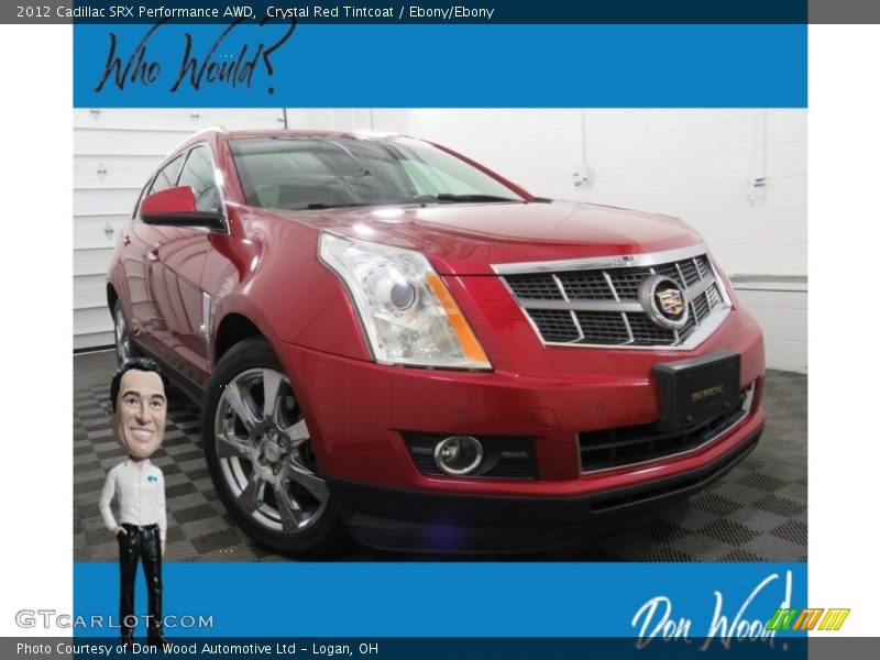 Crystal Red Tintcoat / Ebony/Ebony 2012 Cadillac SRX Performance AWD