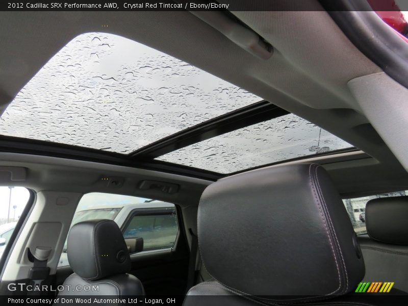 Crystal Red Tintcoat / Ebony/Ebony 2012 Cadillac SRX Performance AWD
