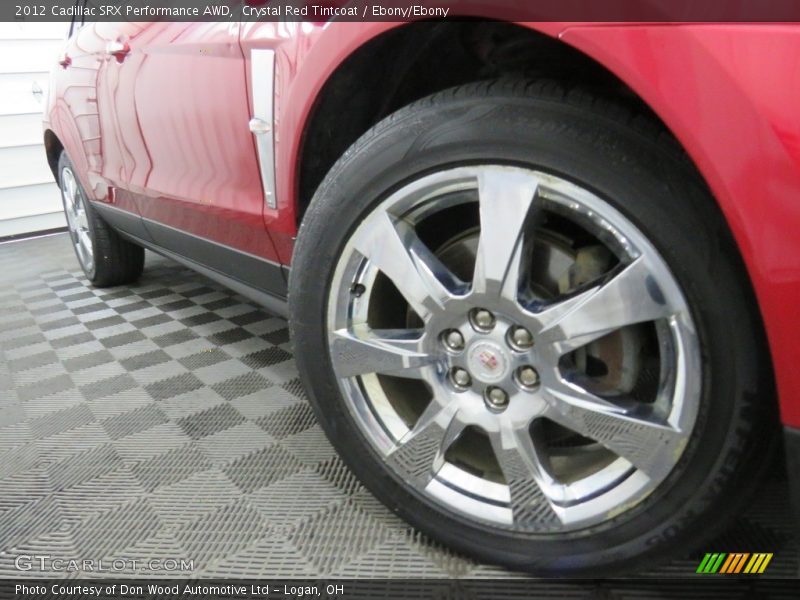 Crystal Red Tintcoat / Ebony/Ebony 2012 Cadillac SRX Performance AWD