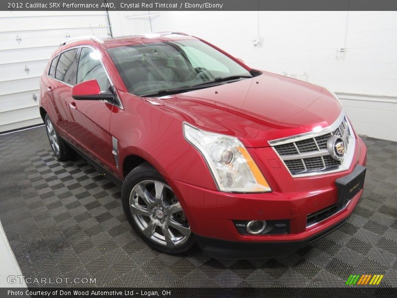 Crystal Red Tintcoat / Ebony/Ebony 2012 Cadillac SRX Performance AWD