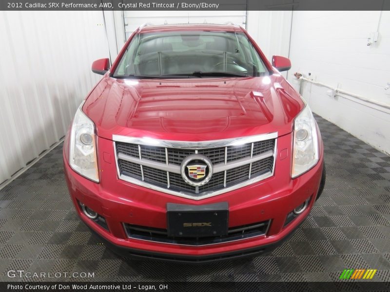 Crystal Red Tintcoat / Ebony/Ebony 2012 Cadillac SRX Performance AWD