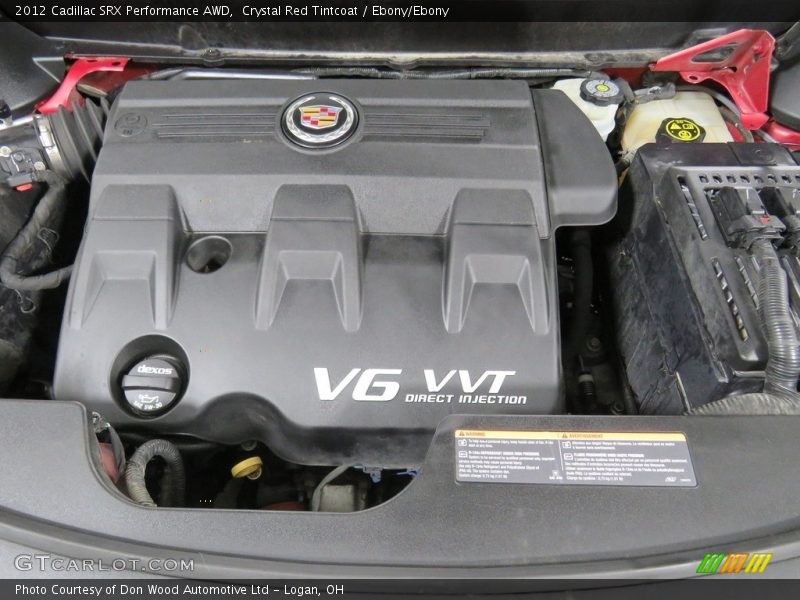 Crystal Red Tintcoat / Ebony/Ebony 2012 Cadillac SRX Performance AWD