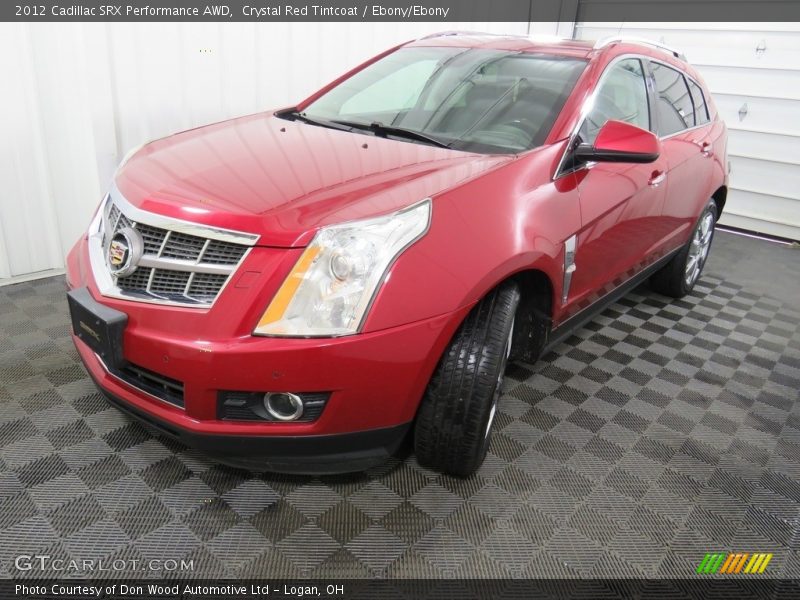 Crystal Red Tintcoat / Ebony/Ebony 2012 Cadillac SRX Performance AWD