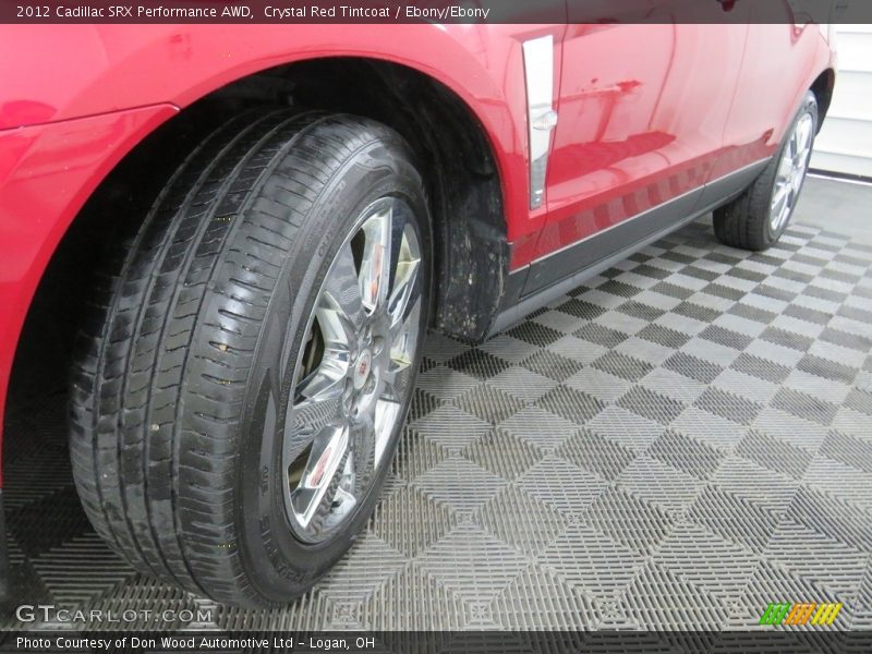 Crystal Red Tintcoat / Ebony/Ebony 2012 Cadillac SRX Performance AWD
