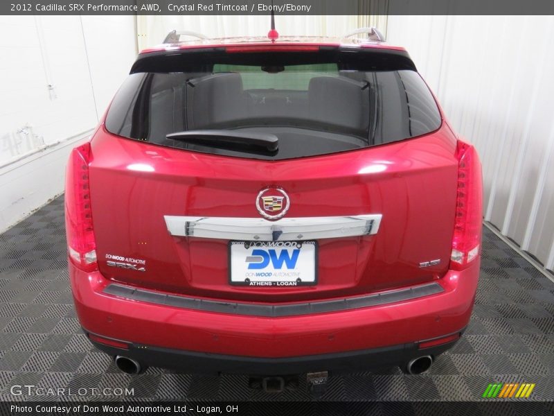 Crystal Red Tintcoat / Ebony/Ebony 2012 Cadillac SRX Performance AWD