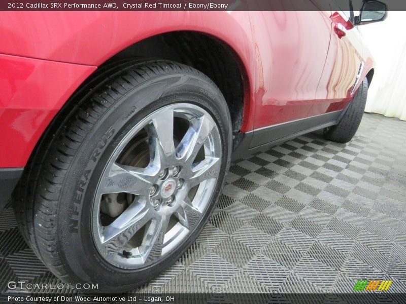 Crystal Red Tintcoat / Ebony/Ebony 2012 Cadillac SRX Performance AWD