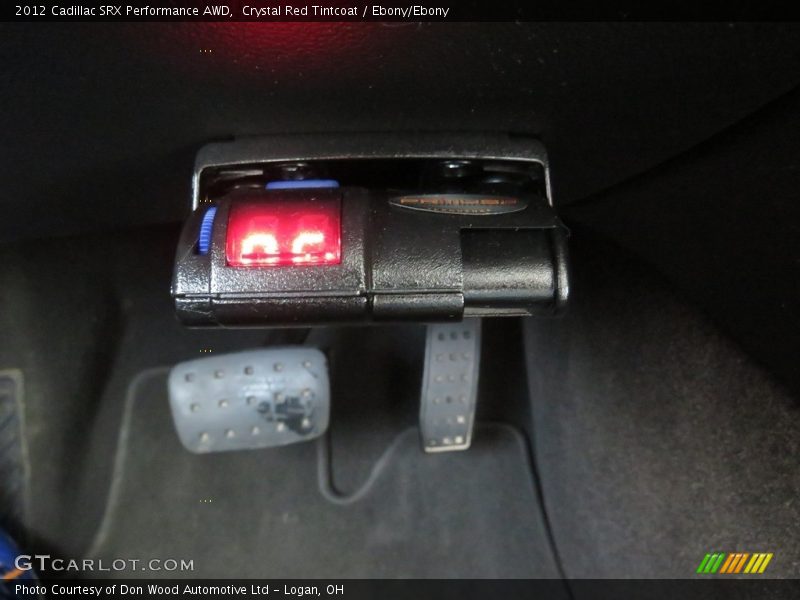 Crystal Red Tintcoat / Ebony/Ebony 2012 Cadillac SRX Performance AWD