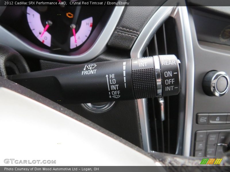 Crystal Red Tintcoat / Ebony/Ebony 2012 Cadillac SRX Performance AWD