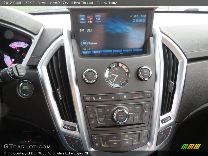 Crystal Red Tintcoat / Ebony/Ebony 2012 Cadillac SRX Performance AWD