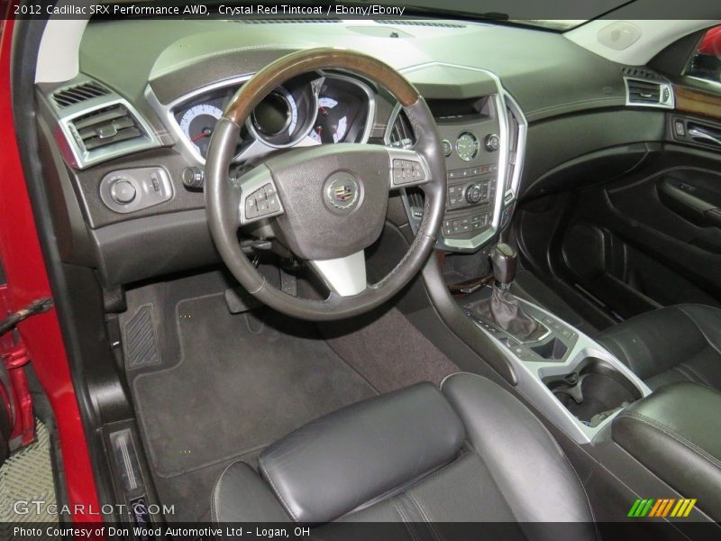 Crystal Red Tintcoat / Ebony/Ebony 2012 Cadillac SRX Performance AWD