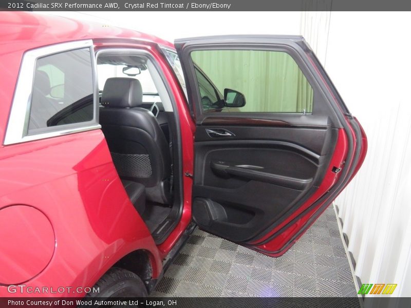 Crystal Red Tintcoat / Ebony/Ebony 2012 Cadillac SRX Performance AWD