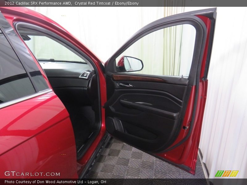 Crystal Red Tintcoat / Ebony/Ebony 2012 Cadillac SRX Performance AWD