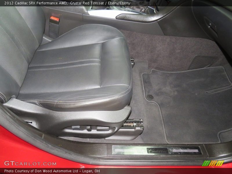 Crystal Red Tintcoat / Ebony/Ebony 2012 Cadillac SRX Performance AWD