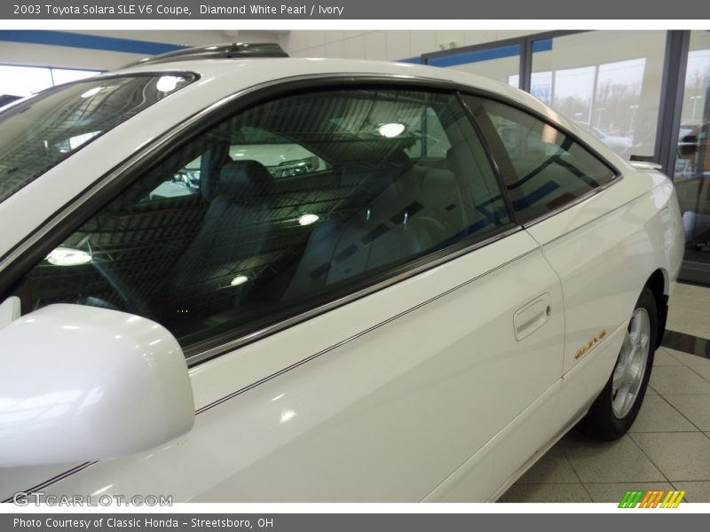 Diamond White Pearl / Ivory 2003 Toyota Solara SLE V6 Coupe