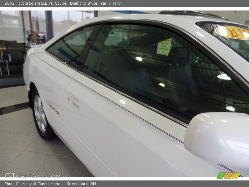 Diamond White Pearl / Ivory 2003 Toyota Solara SLE V6 Coupe